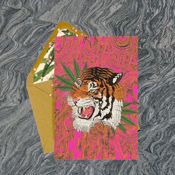 Weed Greeting Card Etsy
