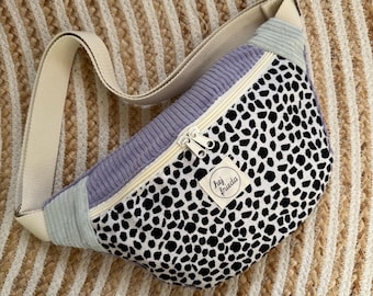 Riñonera HEDI Colorblock Cord Leo/Lilac/Mint // Riñonera de mujer, bolso cruzado, bolso de cintura, bolso de cinturón, color pastel