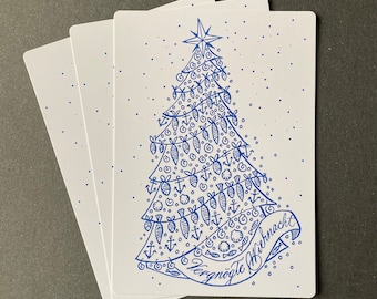 Plattdeutsche Weihnachtspostkarten (10 Stück)