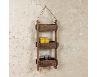 Old Brick mould shelf, upcycled, wood