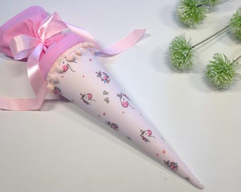 Geschwisterschultüte  , Schultüte, einhorn Stoffschultüte, Kindergarten Tüte,Mädchen Schultüte, ,Kissen , Geschwistertüte mit Name .
