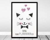 Items Similar To Poster Kunstdruck Karte Spruch Karte