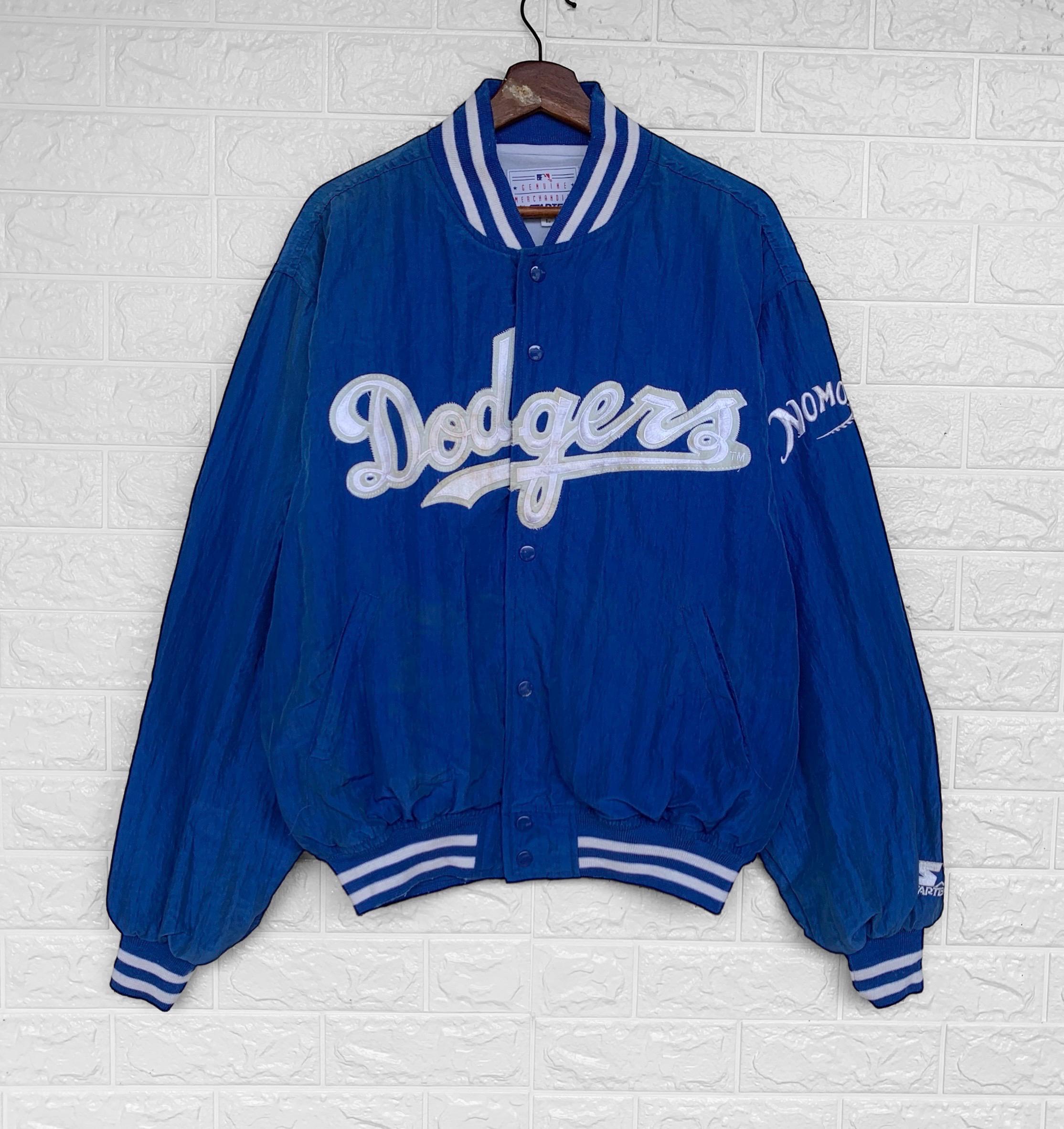 Vintage 90s Starter MLB Dodgers Varsity Jacket Embroidered Logo