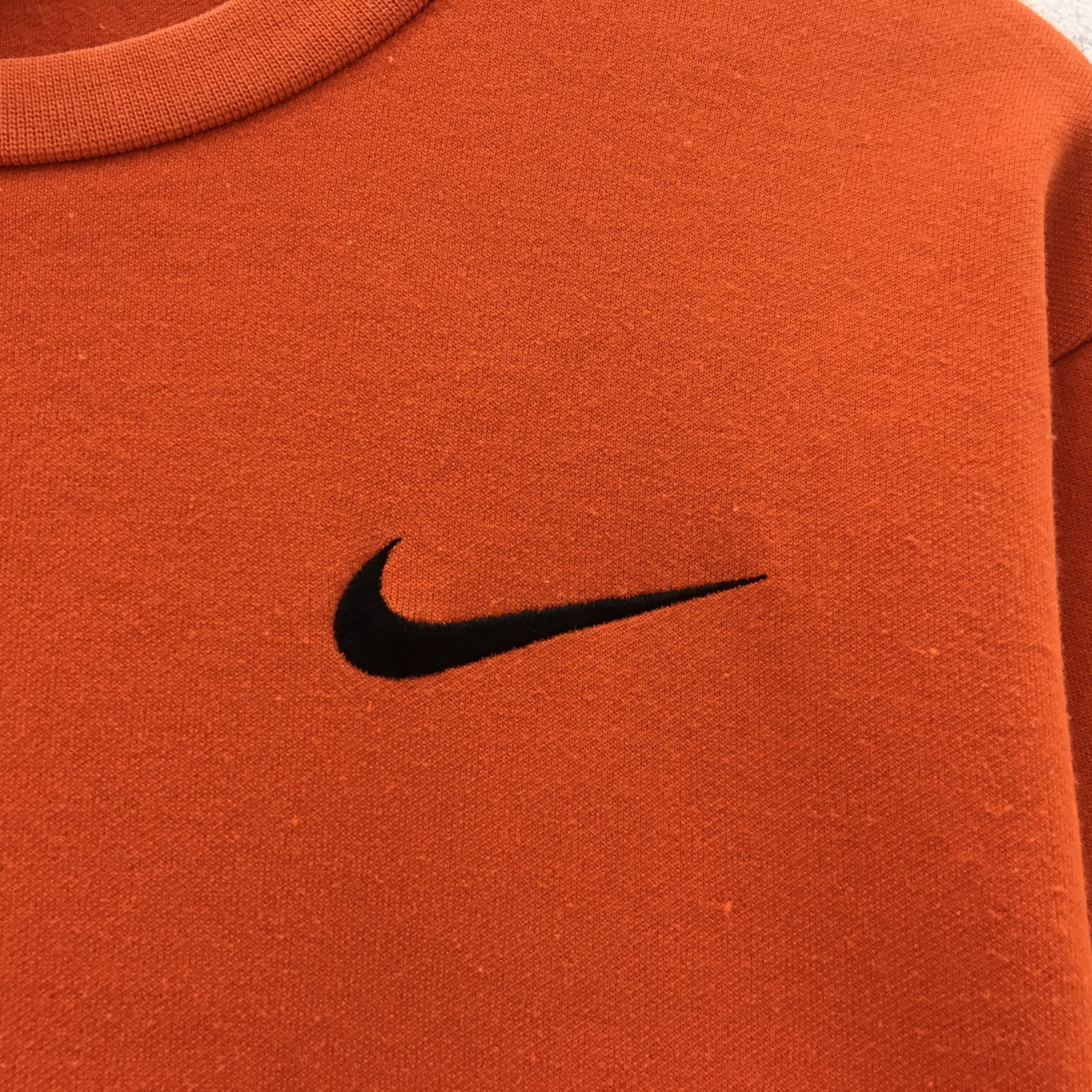 Rare Vintage 90s NIKE Small Swoosh Crewneck Long Sleeve - Etsy