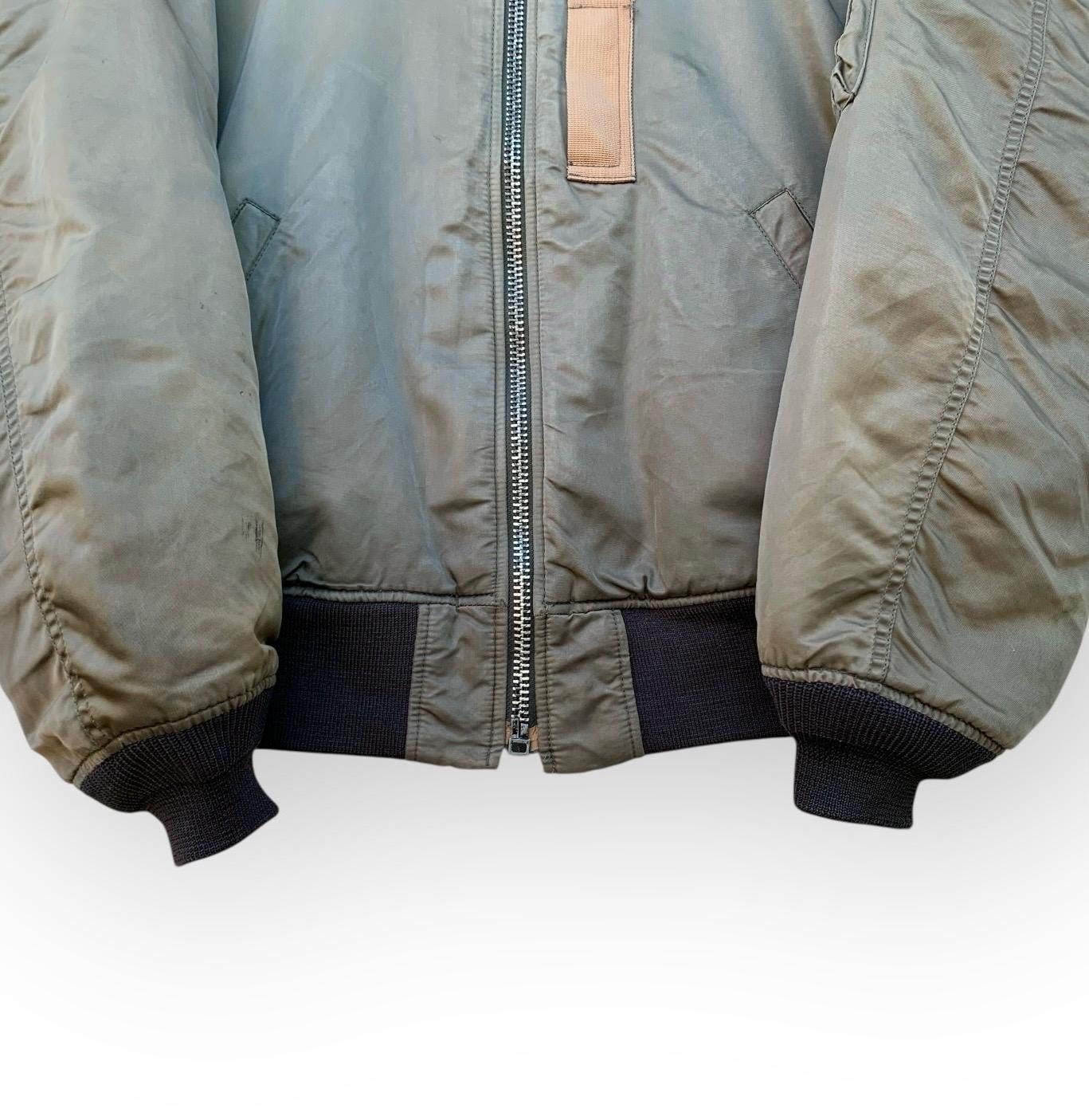 Vintage Faded Lucky Strike Flight Bomber Jacket Lucky Strike