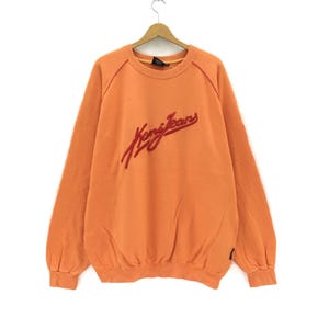 Karl Kani Jeans CrewNeck Long Sleeve Sweatshirt Embroidered Logo / Urban Fashion / Fashion Designer / Hip Hop Fashion / XL