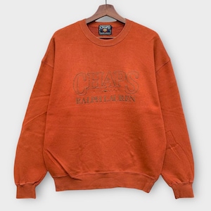 Vintage Chaps Ralph Lauren Crewneck Longsleeve Sweatshirt Embroidered Logo Vintage Clothing Ralph Lauren / Size L
