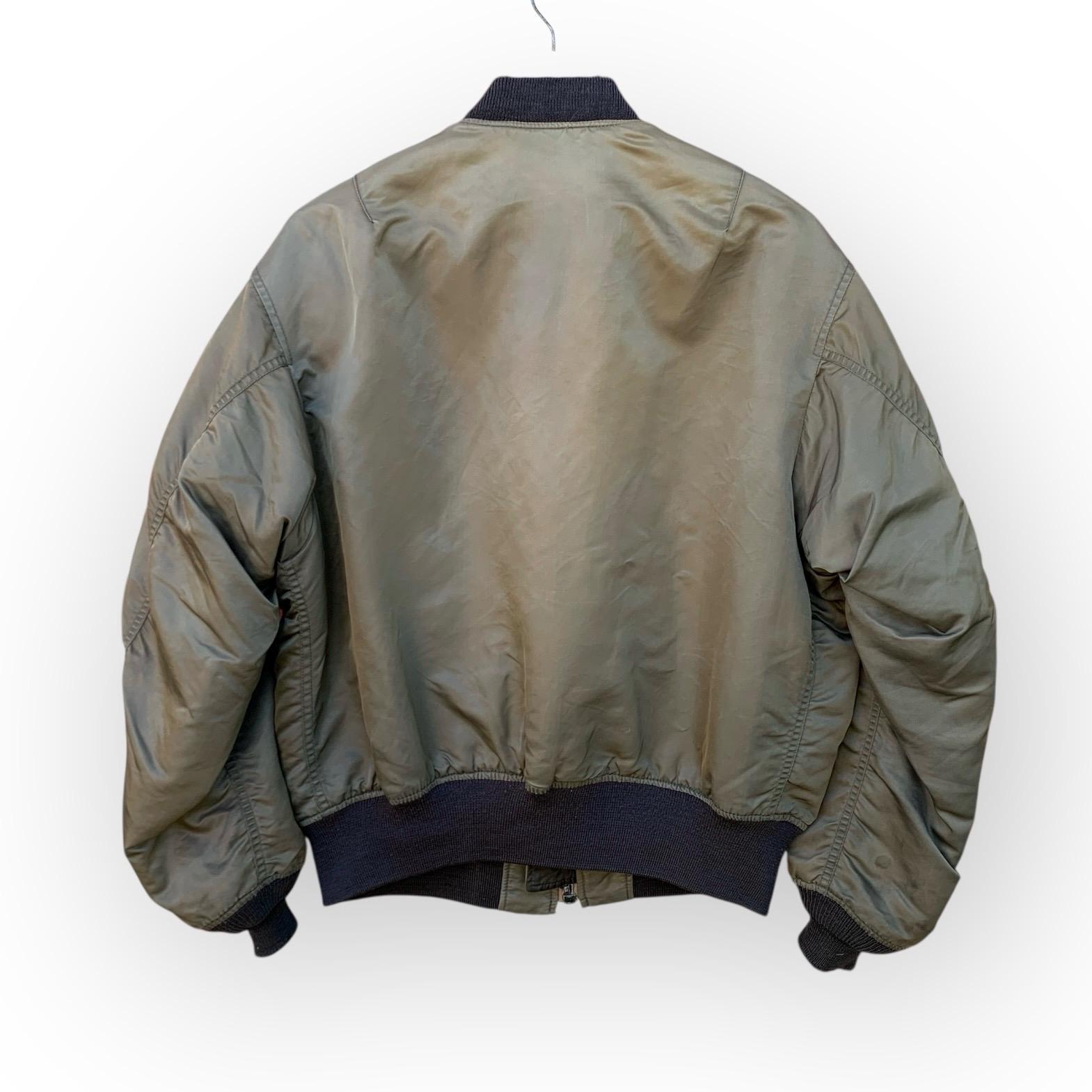 Vintage Faded Lucky Strike Flight Bomber Jacket Lucky Strike