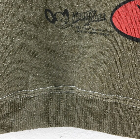 トップス MIGHTY MOUSE vintage sweat Vintage 1990s Mighty Mouse Crewneck Long Sleeve Sweatshirt
