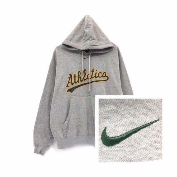 Rare! Vintage 90s NIKE Middle Small Swoosh Hoodie