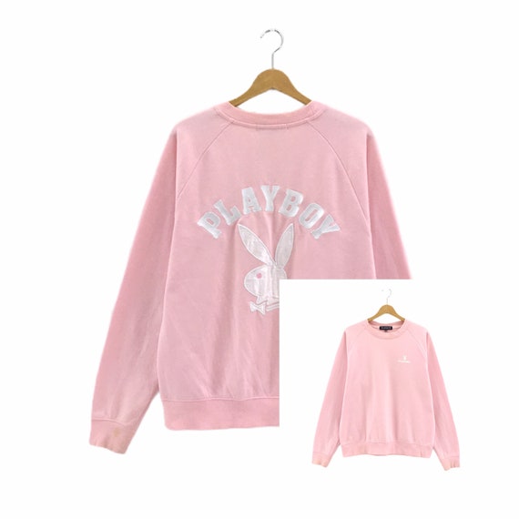 pink playboy crewneck