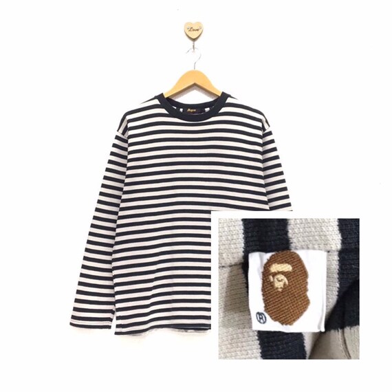 Bape striped shirt 2025