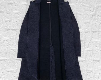 KAPITAL JAPAN ウールコート + パーツレザー キャピタルボタン