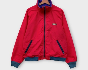 Rare! Vintage 2002 Patagonia Nylon Fleece Lining Bomber Jacket / L