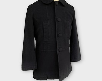 Vintage 90s Tricot Comme Des Garcons Wool Car Coat - Made in Japan