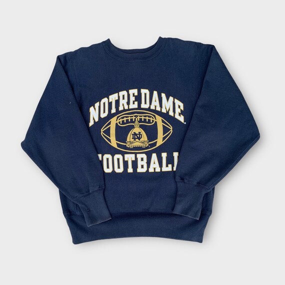 Rare! Vintage 90s Champion Reverse Weave Notre Dame Football