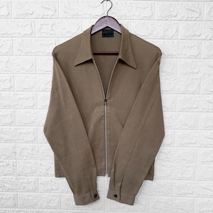 Vintage Yohji Yamamoto AAR Signature Cotton Zipper Jacket Vintage Clothing Japanese Designer / S