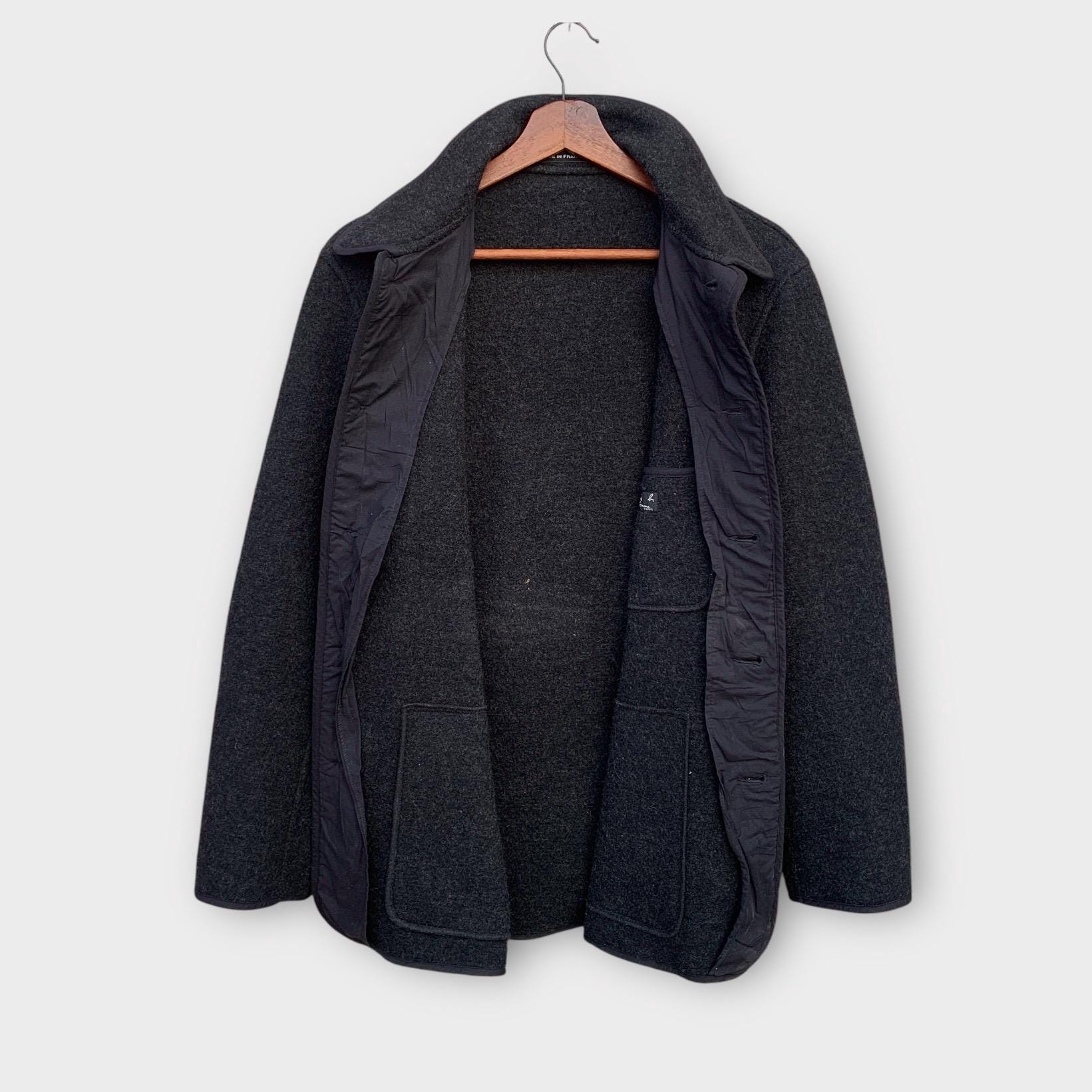 ヴィンテージ アニエスベー ウールコート ジャケット フランス製