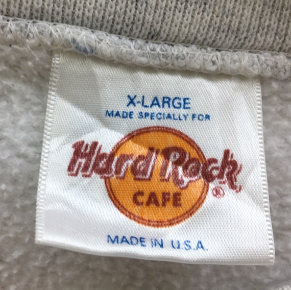 Rare Vintage HARD ROCK Cafe New York All Is One Crewneck Long Sleeve Sweatshirt Pull Over Jumper Men Clothing Hotel And Casino Medium Fit