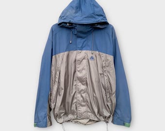Vintage Nike Acg Windbreaker Hoodie Embroidered Logo Vintage Nike Zipper Nylon Jacket Men Clothing / Streetwear / L