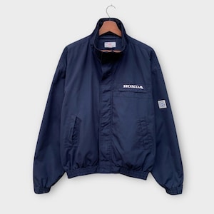 Vintage 1990s Honda Racing Light Jacket Vintage Clothing Japanese Racing Jacket / L