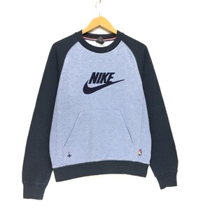 Nice NIKE Swoosh Velvet Crewneck Long Sleeve Sweatshirt Big | Etsy