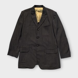 JEAN PAUL GAULTIER Classique Paris Wool Stripe Coat Blazer Vintage Gaultier Paris Designer / M