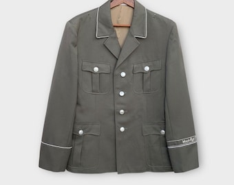 1964 ヴィンテージ ドイツ ウール ミリタリー コート: Bundeswehr