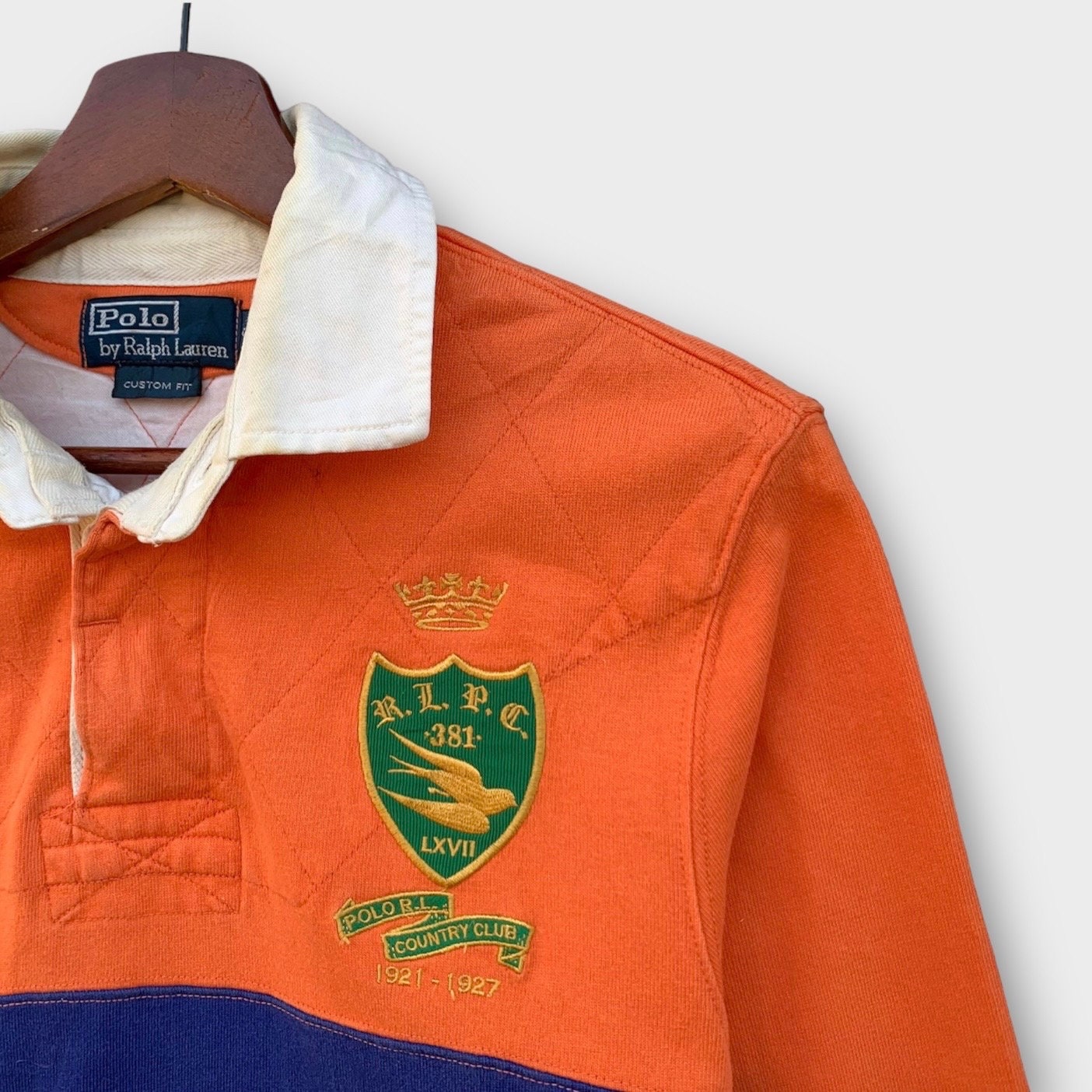 Rare! Vintage 90s Polo Ralph Lauren Rugby Number Seven 7 / Size