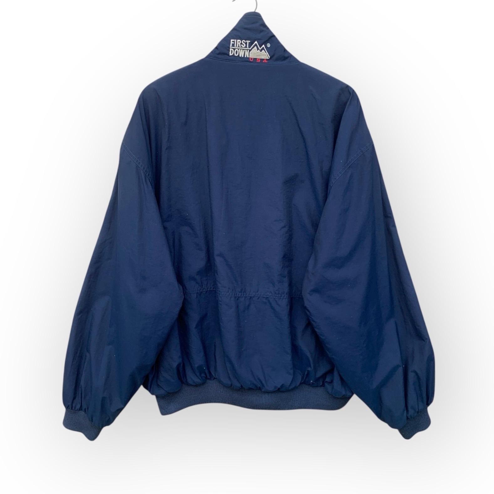 Vintage First Down Usa Exploration Gear Reversible Nylon Fleece 