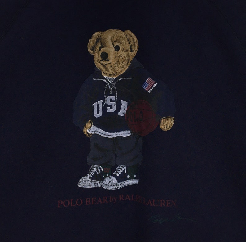 Rare Vintage POLO BEAR By Ralph Lauren Crewneck Long Sleeve | Etsy
