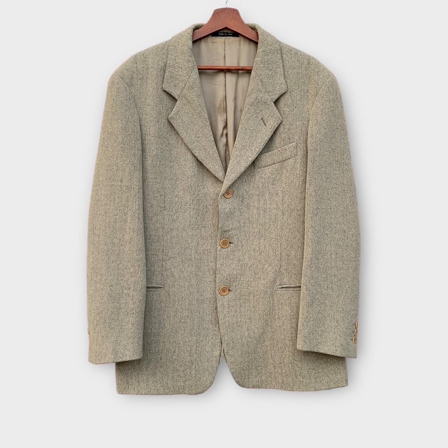 80s Jacket Giorgio Armani Coat Long Winter Fall Coat Blue Gray Corduroy  Belted Trench Coat Button Pocket Coat - Etsy