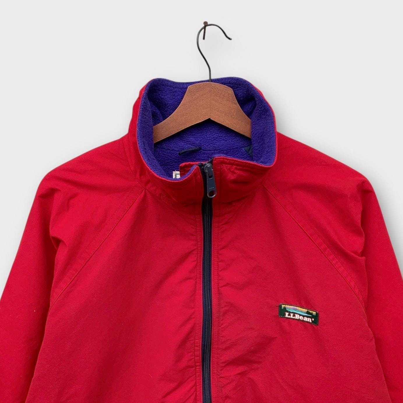 ヴィンテージ 1980年代 LL BEAN ナイロン ジッパー ライトジャケット 