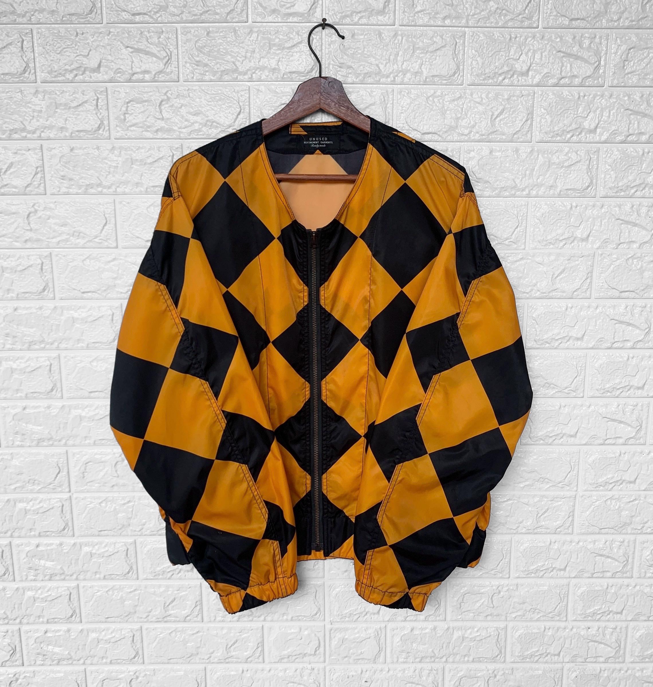 LINECREWMAN Type G1 Chessboard Patern Nylon Bomber - UNUSED Ready