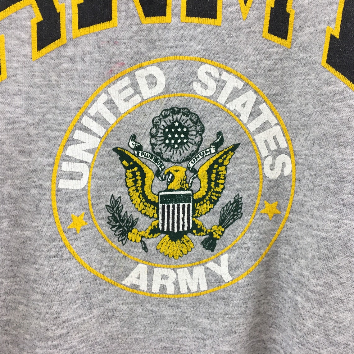 Rare Vintage 80s Army US Crewneck Long Sleeve Sweatshirt | Etsy