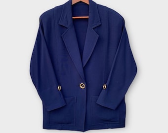 Vintage Agnes B Wool Coat Jacket Made in France / Medium - Etsy