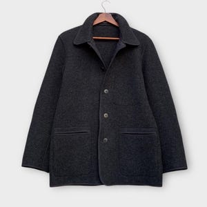 Vintage Agnes B Wool Trucker Jacket Made in France Size 2 - Etsy