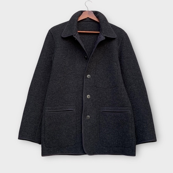 ジャケット・アウター agnes b. made in france wool coat Vintage Agnes B Wool Coat Jacket Made in France Men's Large