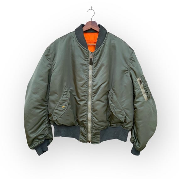 70s〜80s USAF ma-1 flight jacket USA製 Rare! Vintage 1970s USAF MA 1 Flight Jacket Made in Usa