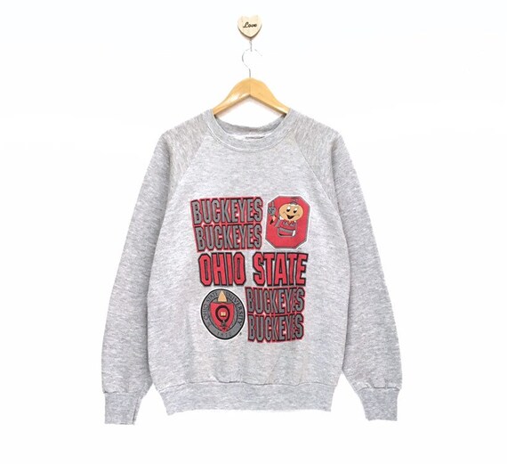 Ohio State Buckeyes Sweatshirt Vintage 80s Champion Reverse Weave Made In USA