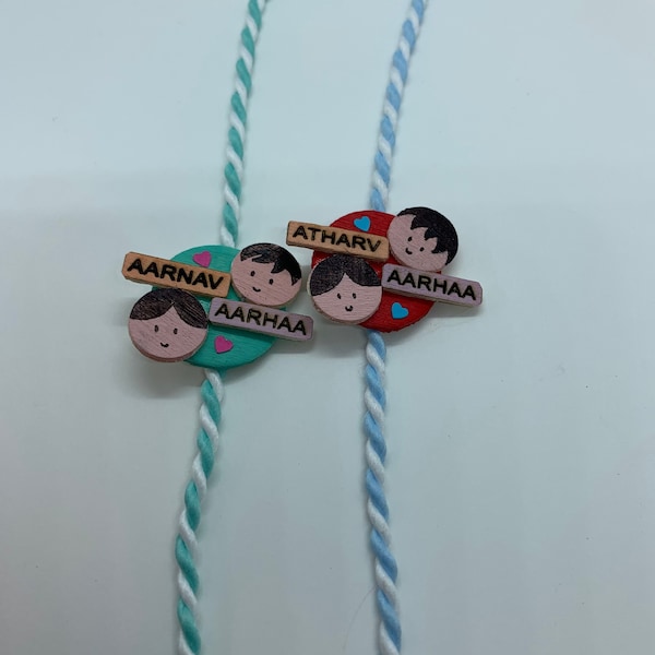 Personalized Kids Rakhis