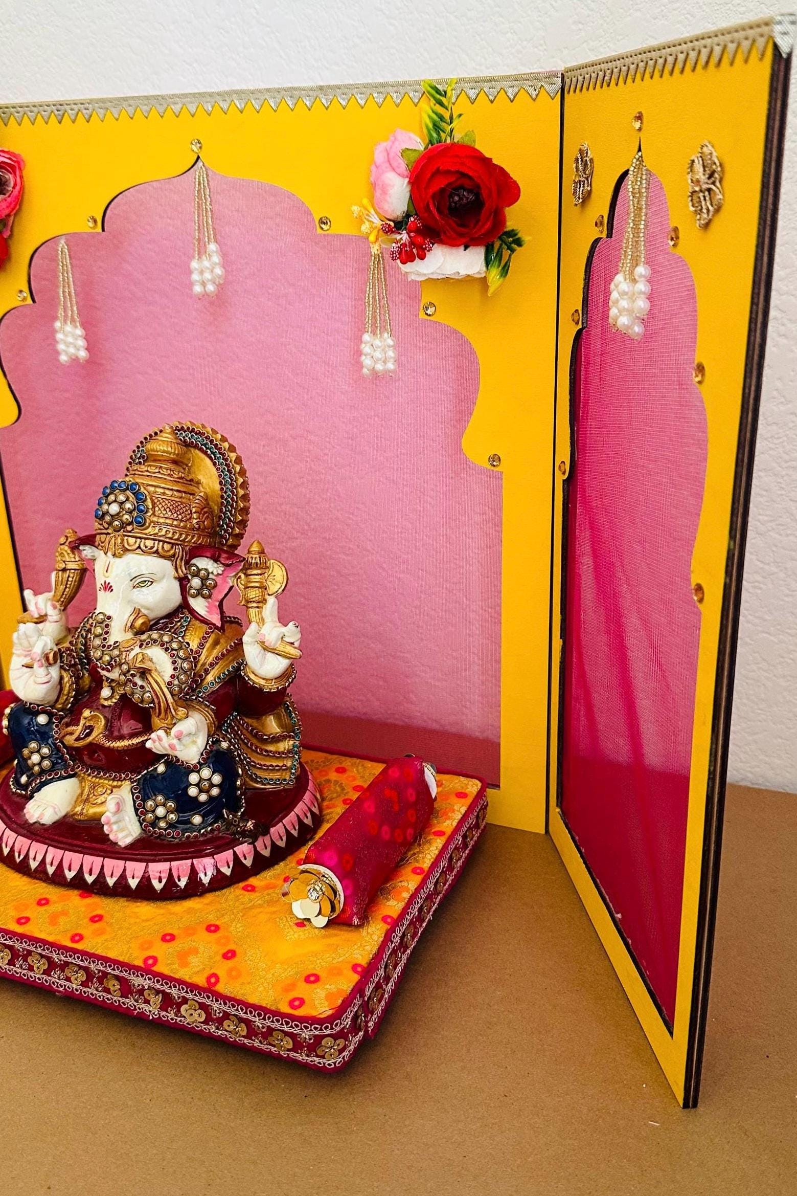 Ganpati Decoration Ideas With Paper