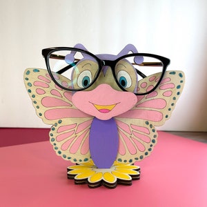 Eye glass holder.