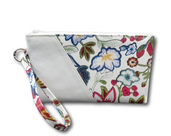 Handtasche Clutch Flower