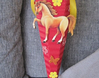 Sibling school bag "horses" - different colors & motifs