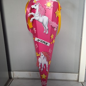 School cone/candy cone "Unicorn" - various colors & designs (ready-made or as a craft kit) image 10