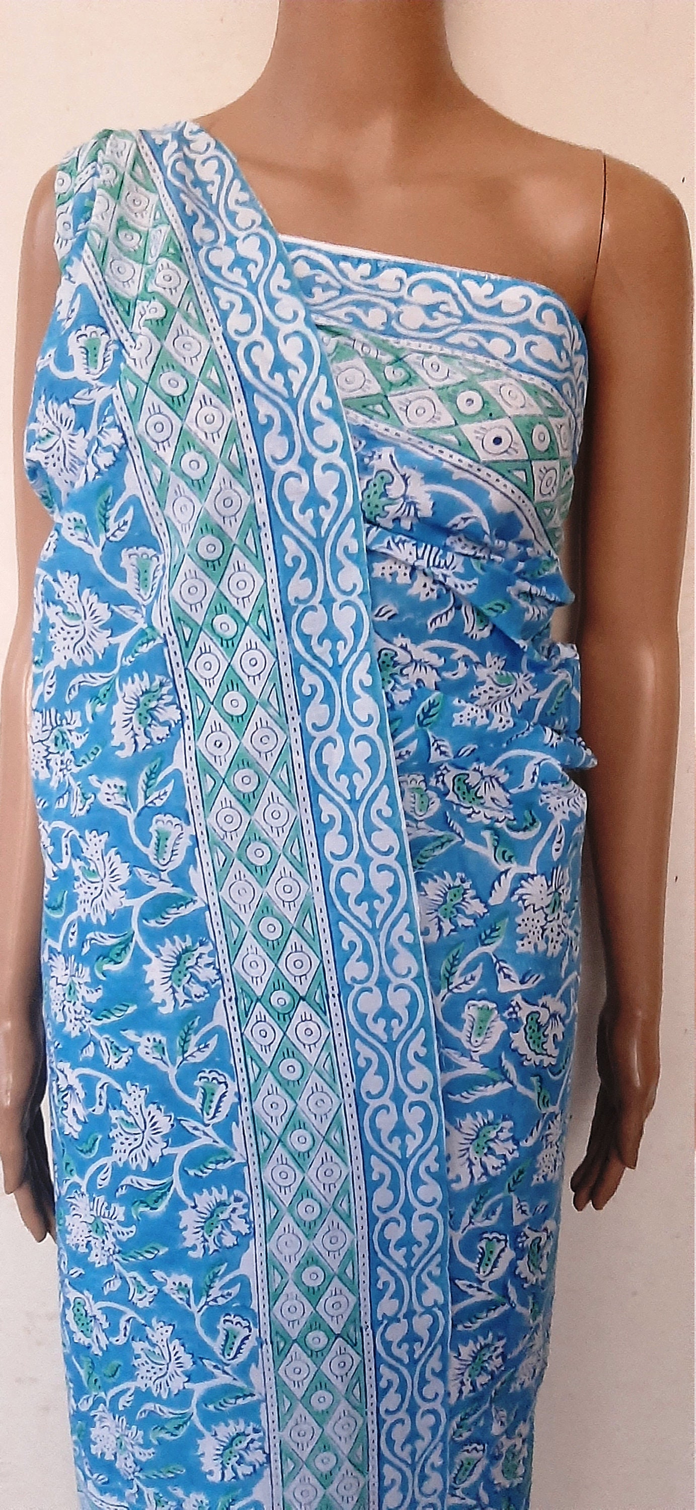 Indian Cotton Women Natural Ethnic Swim Wear Bikini Beach Etsy