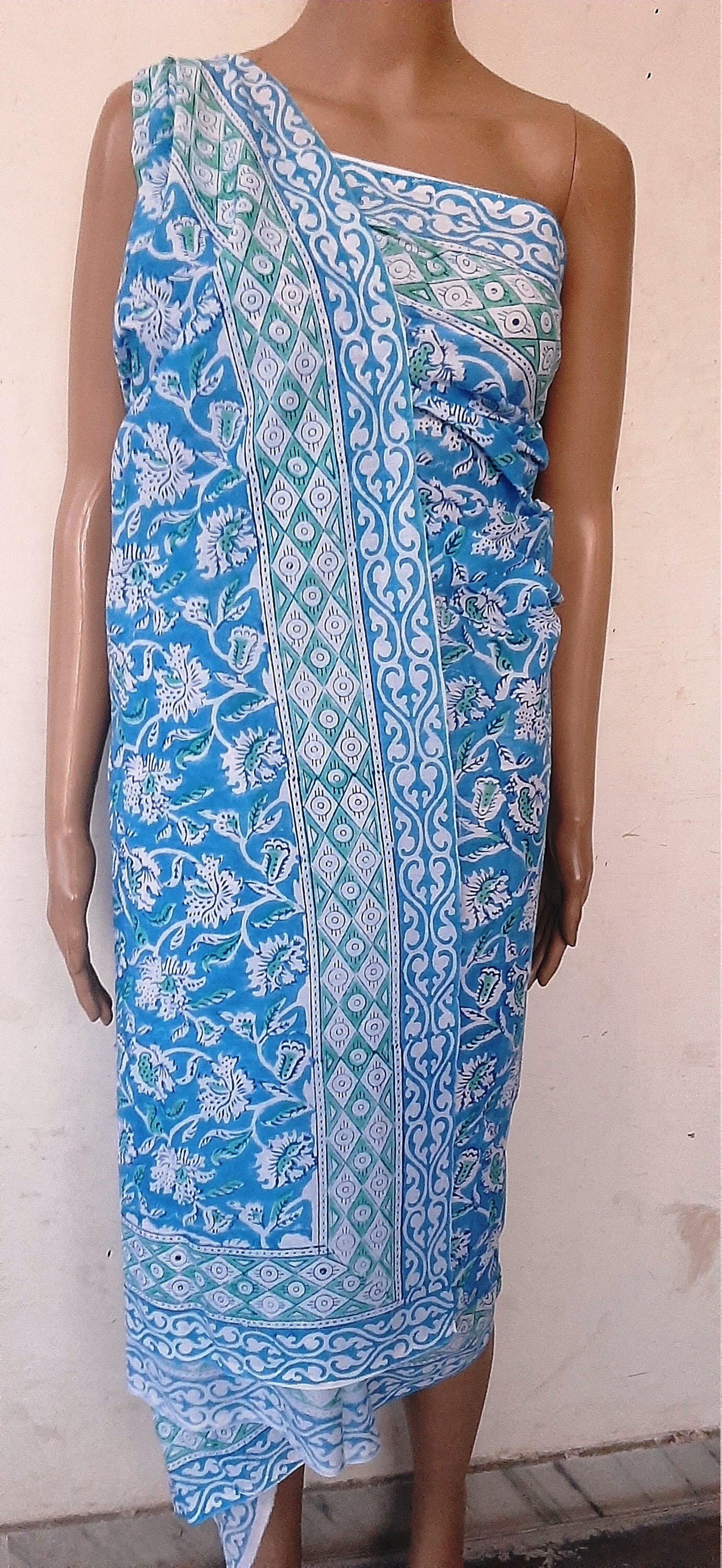 Indian Cotton Women Natural Ethnic Swim Wear Bikini Beach Etsy