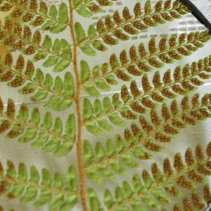 Herbarium fern glass frame, Pressed Fern frame, Green fern in round glass frame, herbarium, real plant, Nature lover present,from Slovenia image 7