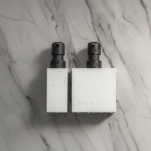 CUBE soap dispenser with wall mount for adhesive mounting, no drilling required, 1 pc. image 10
